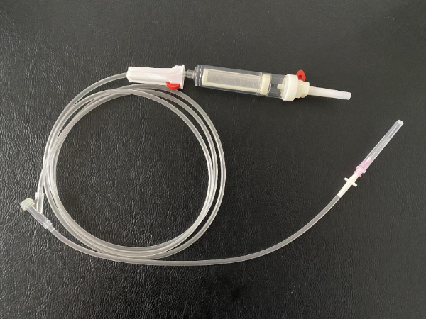 HK312C：塑针带空过，75mm滴瓶带过滤网，小调节器，Y型接头，直口+针头（雅康）.jpg